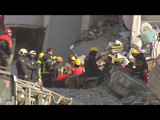 Rescue operations underway after earthquake in Turkey