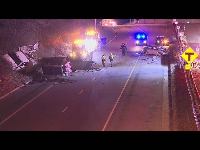 Wrong-way crash leaves 1 injured in Atlanta